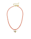 Longhorn Coral Alys Necklace (Coral)