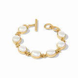 Nassau Demi Stone Bracelets, gold