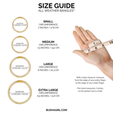 Aura Twist All Weather Bangle (gold)