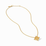 Bee Cameo Solitaire Necklace, Cubic Zirconia