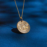 Mother Mary + Archangel Michael Protection Necklace