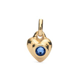 Charm with crystal (color options) (gold or silver)