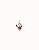 Charm with crystal (color options) (gold or silver)