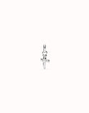 Nail Cross Shaped Charm (gold or silver)