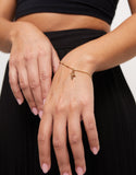 Nail Cross Shaped Charm (gold or silver)