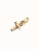 Nail Cross Shaped Charm (gold or silver)