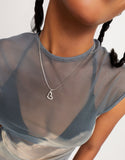 Big heart-shaped Charm (silver)