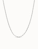 Long link chain necklace (silver or gold)