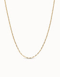 Long link chain necklace (silver or gold)