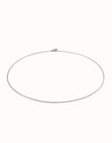 Link chain charm necklace (silver)