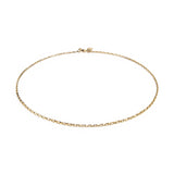 Short link chain charm necklace (gold or silver)
