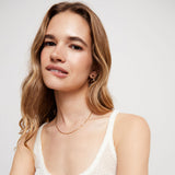 Short link chain charm necklace (gold or silver)