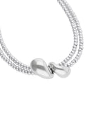 Axis Necklace, silver