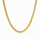 Cobblestone Link Necklace, gold