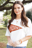 Texas Longhorns Ball Bead Charm Necklace, gold
