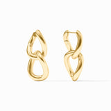 Dolce 2-in-1 Earrings, gold