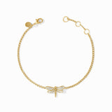 Dragonfly Pave Delicate Bracelet
