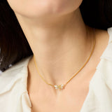 Dragonfly Pavé Delicate Necklace