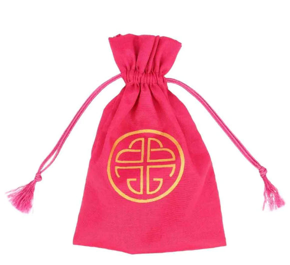 BuDhaGirl Logo Pink Pouch