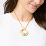 Hydra Pendant, Turquoise Blue