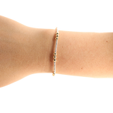 ILY Bracelet (silver w/gold)