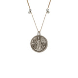 Mother Mary + Archangel Gabriel Guidance Necklace