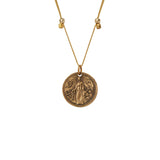 Mother Mary + Archangel Raphael Healing Necklace