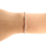 Leah Bracelet, silver