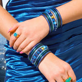 Melange Beaded Bracelet - Sapphire