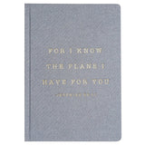 For I Know The Plans - Fabric Journal