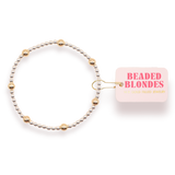 Two Tone Olive Bracelet (6.75")