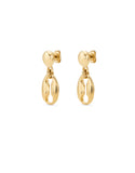 Merci earrings, gold