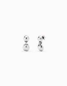 2 Bead earrings (gold or silver)