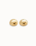 Bead-shaped earrings (gold or silver)