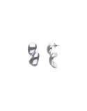 Essentia Earrings, silver