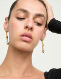 Medelux earrings, silver