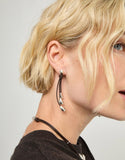 Radix earrings, silver