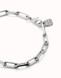 Bracelet with big links (silver)