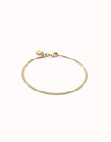 Bracelet flat-shaped (silver or gold)