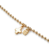 Bracelet with dangling cross