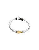 Medelux bracelet, silver/gold
