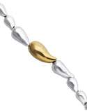 Medelux bracelet, silver/gold