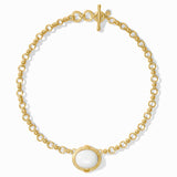 Portofino Demi Necklace-White Jade-OS
