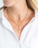 Longhorn Medium Paperclip Necklace