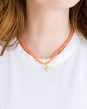 Longhorn Coral Alys Necklace (Coral)