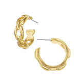 Mini Chain Hoop Earrings