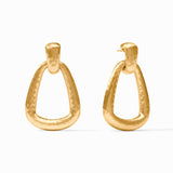 Sahara Doorknocker Earrings, gold