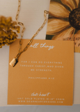 All Things - Tag Necklace