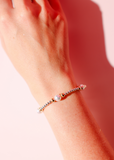 Serena Pearl Bracelet (silver with gold)