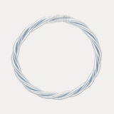 Aura Twist All Weather Bangle (silver)